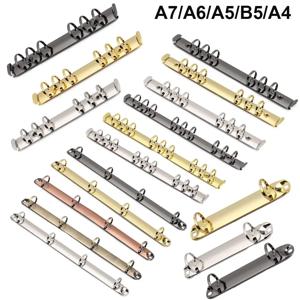 편지지 새 액세서리 DIY 메모장 금속 바인더 클립 루스 리프 파일 폴더 노트북 바인딩 농구 링 바인더