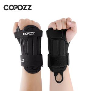 COPOZZ 스키 손목 보호대 손 스노우 보드 보호 롤러 스케이트 손목 지원 체육관 스키 손바닥 보호대 남성 여성 어린이