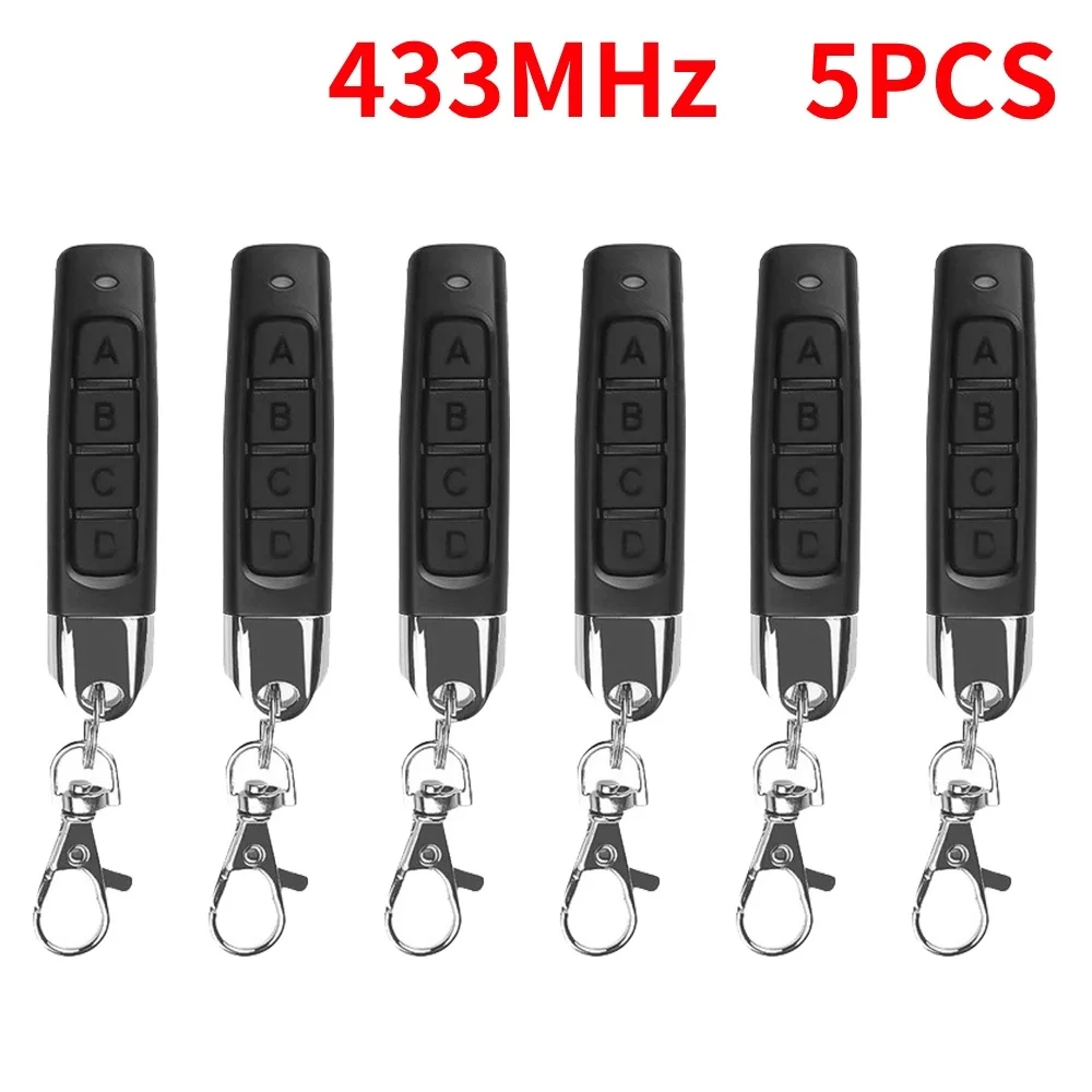 1/5PCS 433MHz 자동 복사 원격 제어 전기 차고 문 오프너 원격 컨트롤러 복사기 복제 복제 코드 송신기