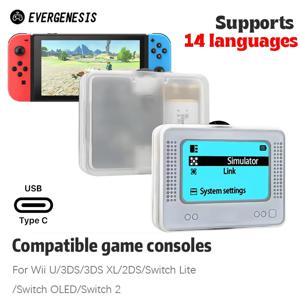 NFC Allmiibo 충전식 지능형 시뮬레이터 에뮬레이터 Nintendo Switch WiiU 3DS 게임 액세서리 용 범용 작가