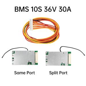 10S 36V 30A Lifepo4 리튬 이온 Lto 배터리 스마트 BMS 리튬 배터리 보호 보드 단락 보호 공통/분할 포트