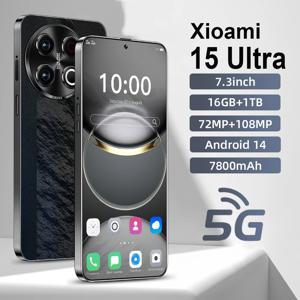 2025 신형 샤오미 15 울트라 오리지널 5G 듀얼심 안드로이드 14 스냅드래곤 8 3세대용 폰 케이스입니다.