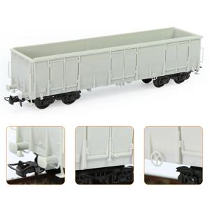 Evemodel 1pc HO 스케일 1:87 빈 조립되지 않은 하이 사이드 곤돌라 자동차 모델 철도 왜건 C8742JJ