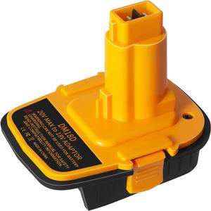 DeWalt NiCad 및 NiMh 배터리 전동 공구용 Milwaukee 18V 리튬 배터리용 DeWalt 20V용 USB 변환 기능이 있는 배터리 어댑터