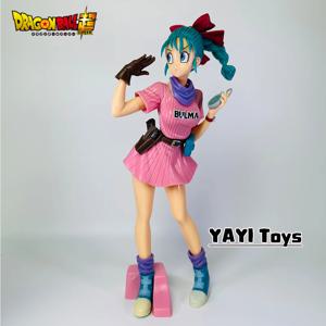 25cm 애니메이션 드래곤 볼 Z Bulma 애니메이션 피규어 PVC 액션 피규어 귀여운 동상 모델 입상 Collectible Dolls 장난감 선물
