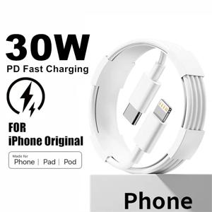 30W PD 고속 충전 케이블 iPhone 14 Plus 13 12 mini 11 Pro XS Max XR X 8 7 Plus SE 급속 충전기 USB-C 케이블 1m 1.5m 2m 3m