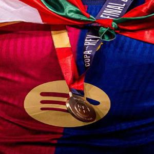 코파 델 레이 결승전 2025&2024 챔피언 메달 에스파냐 축구 메달(리본 포함)