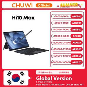 CHUWI Hi10 Max 태블릿 2 in 1 태블릿 PC 12.96인치 3K 디스플레이 N150/N100 노트북 12GB 램 512GB 저장용량 윈도우 11 태블릿 2.4G/5G 와이파이