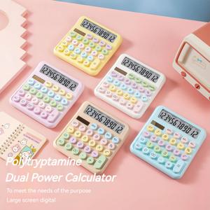 Dopamine 캔디 컬러 데스크톱 계산기, 하이 뷰티, 사무실, 학교, 학생 문구, 귀여운, 카와이