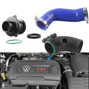 실리콘 흡기 호스 터보 입구 팔꿈치 터보 머플러 삭제 VW 골프 MK7 R 아우디 V8 MK3 A3 S3 TT MK3 2.0T 2014+
