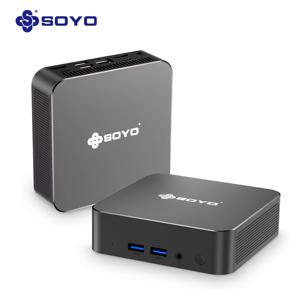 SOYO M4 Pro 미니 PC Intel Twin Lake-N150 Windows 11 Pro 미니 PC 16GB DDR4 512GB NGFF M.2 SSD WiFi 6 BT5.2 데스크탑 컴퓨터
