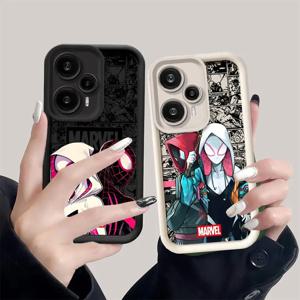 샤오미 포코 C50 X3 프로 C61 X3 NFC C51 마블 스파이더맨 그웬용 소프트 쉘 케이스