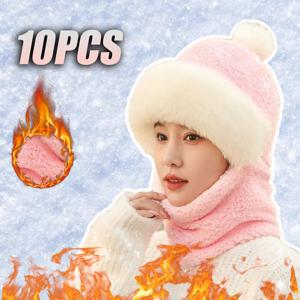 모자 겨울 벨벳 두꺼운 따뜻한 모자 스카프 마스크 한 귀 보호 방풍 모자 승마 따뜻한 팩 헤드 캡 콜드 캡