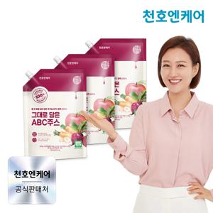 [천호엔케어]유기농 NFC 원액 그대로 담은 ABC 주스 1000g 3팩