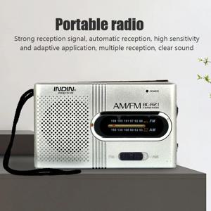 새로운 BC-R2 휴대용 레트로 라디오 텔레스코픽 안테나 스피커 미니 야외 듀얼 밴드 AM FM 음악 플레이어 라디오 수신기 스테레오