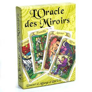 프랑스어 오라클 des Miroirs 타로 카드의 프랑스어 Un Outil Précieux pour la Divination et la Guidance Spirituelle 보드 게임