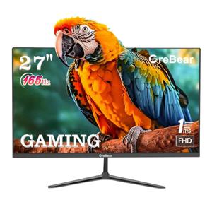 그레베어 게이밍 모니터 27인치 165Hz 1ms PC 게이밍 컴퓨터 모니터 - FHD 1080p/AMD 프리싱크/1 x HDTV 2.0/1 x 디스플레이 포트 1.4/BL