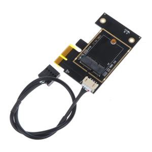 M.2 와이파이 어댑터 M2 Ngff 키 A E-PCI 익스프레스 PCI-E 1X NGFF 지지대 2230 무선 네트워크 카드, AX200 9260AC 8265AC 용