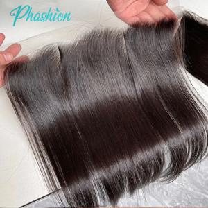 Phashion 13X4 레이스 정면 스트레이트 4x4 5X5 클로저 전용 바디 웨이브 사전 뽑아 스위스 HD 투명 100% 레미 인간의 머리카락 판매 중