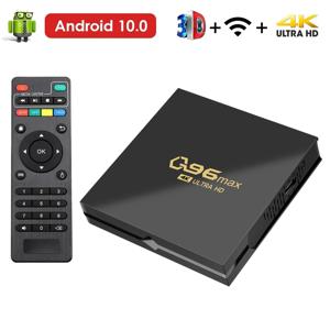 Q96 MAX 스마트 TV 박스 2.4G WIFI 셋톱 박스 안드로이드 10.0 미디어 플레이어 안드로이드 쿼드 코어 스마트 TV 박스 미디어 플레이어