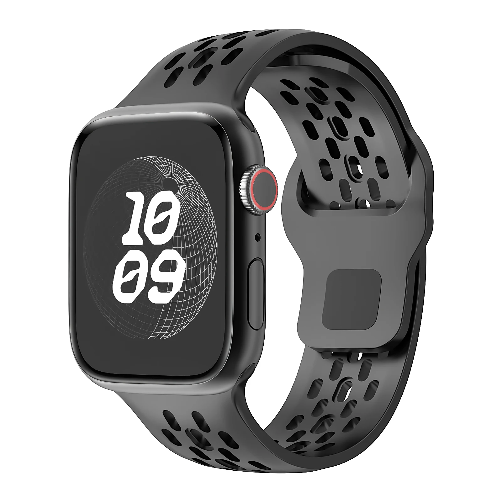 애플 워치 스트랩용 실리콘 밴드, 45mm, 41mm, 44mm, 49mm, 40mm, 38, 42mm, 46mm 팔찌, 한국 iwatch 시리즈 10, 9, 8, 7, 6, 5, 3 SE 울트라