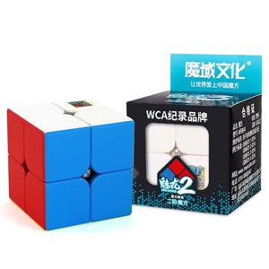 [Picube] MoYu MeiLong 2x2x2 미니 큐브 속도 MeiLong 2x2 매직 큐브 직업 큐브 교육 장난감 속도 2x2 매직 큐브 Moyu 2x2