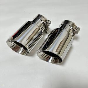 1pcs 자동차 부착 배기 파이프 스테인레스 스틸 304 꼬리 목구멍 경적 배출구 구멍 대구경 89mm 101mm 114mm 크기