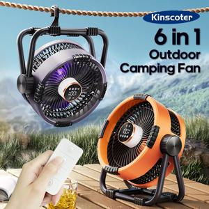 휴대용 6 in 1 야외 캠핑 팬 20000mAh 충전식 무선 텐트 천장 팬 4 속도 조절 LED 조명 전원 뱅크 Portable 6 in 1 Outdoor Camping Fan 20000mAh Rechargeable Wireless Tent Ceiling Fan 4 Speed Adjustment LED Lighting Power Bank