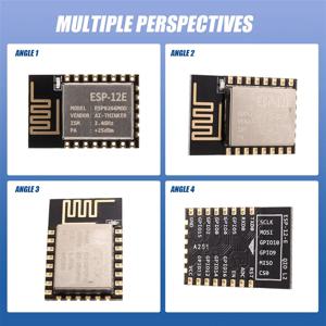 【슈퍼딜】직렬 모듈 ESP-12E ESP8266 직렬 포트 완전한 802.11B/G/N Wi-Fi SOC 휴대용 모듈