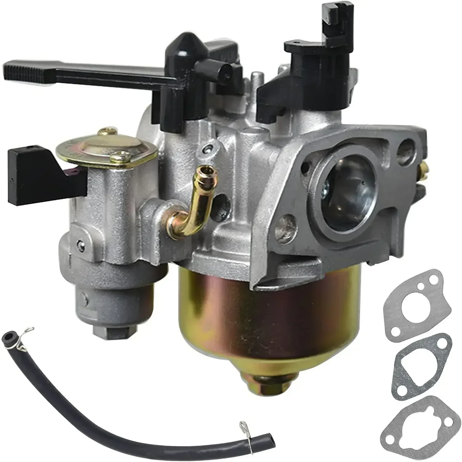 혼다 GX160 GX200 5.5HP 6.5HP 16100-ZH8-W61용 기화기 교체(초크 레버 카브 포함)