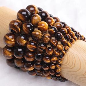 미니멀리스트 천연석 타이거 아이 팔찌 남여 4/6/8/10/12mm 부처님 페르시 Braclet 명상 요가 레저 액세서리 Joias