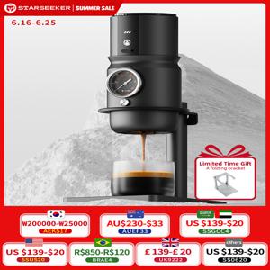 STARSEEKER Super58 휴대용 전기 에스프레소 머신 여행용 커피 메이커 캠핑카 커피 메이커 USB-C 브래킷 탬퍼