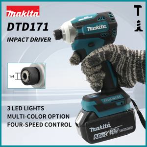 Makita DTD171 임팩트 드라이버 모터 베어 툴 유닛, 브러시리스 임팩트 드라이버, 18V 브러시리스 무선 임팩트 드라이버 전동 공구