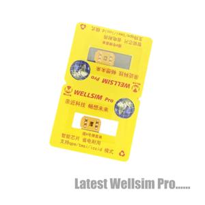 2 개/몫 Wellsim Pro V3.9 2024 iPhone 16 15 14 13 12 11X8 7 용 QPE 모드 TMSI 방식이 포함 된 최신 버전