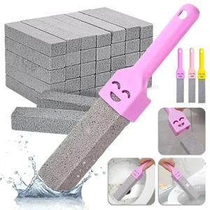 5PCS 경석 돌 화장실 브러시 욕실 청소 돌 핸들 타일 싱크 욕조 Limescale 녹 얼룩 청소 도구 제거