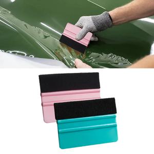 펠트 엣지 스퀴지 창 색조 도구 자동차 비닐 랩 스크레이퍼 플라스틱 주걱 스크래치 무료 필름 DIY 스퀴지 벽지 스무딩