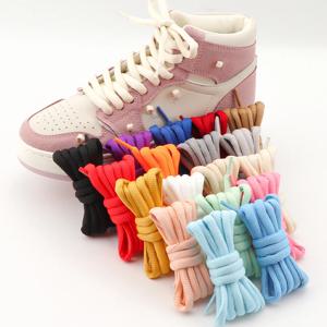 신발용 라운드 신발 끈, 부츠 끈, 오리지널 SB 덩크 AF1 스니커즈 신발 끈, 신발 액세서리, 0.9cm, 140 cm, 160 cm, 180cm, 1 쌍