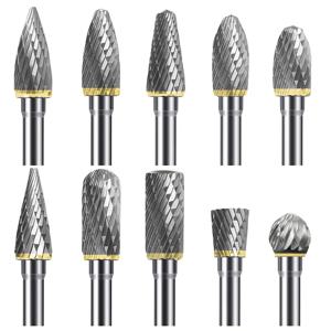 카바이드 버 세트 10PCS 1/8 