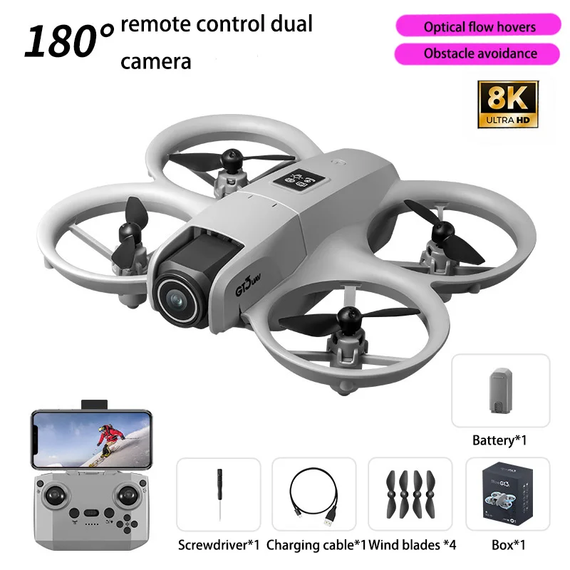 2026 신형 GT3 드론 8K 5G GPS 전문가용 HD 항공 촬영 원격 조종 항공기 HD 듀얼 카메라 쿼드콥터 장난감 UAV