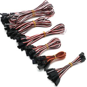 Rc 헬리콥터 Rc 드론에 대 한 10pcs 100mm/150mm/200mm/300mm/500mm RC 서보 연장 코드 케이블 와이어 리드 JR