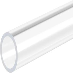 나실라이 아크릴 파이프 경질 원형 플라스틱 투명 튜브 44mm 내경 48mm 외경 305mm(12인치) 램프 및 랜턴, 수냉 시스템용 2개