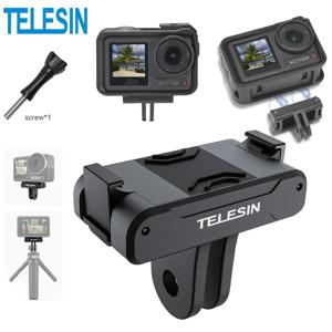 TELESIN 마그네틱 두 발톱 어댑터 액션 카메라 액세서리 DJI OSMO Action 3 4 5 Pro 어댑터 액세서리 금속 버클