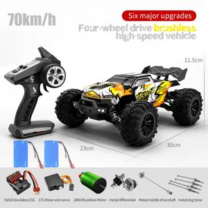 16101PRO/16102PRO RC 자동차 고속 4WD 2.4G 원격 제어 브러시리스 오프로드 트럭 업그레이드 어린이와 성인을위한 금속 장난감 선물