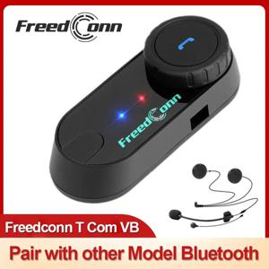 Freedconn 오토바이 헬멧 헤드셋 스테레오 블루투스 핸즈 무료 통화 무선 통신 인터폰 음악 공유 6 라이더