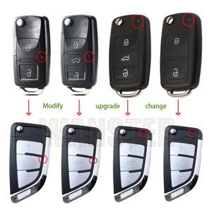 폭스 바겐 비틀/캐디/Passat/골프/제타/폴로/Scirocco/Tiguan/Touran/Skoda/Seat 용 Vw B5 용 자동차 키 Fob 케이스 쉘 하우징