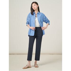 [25SS]폴리 혼방 스트레이트 9부 팬츠  네이비 (BF5321C91R)