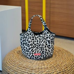 [소마치] MINI BASKET BAG 호피 바구니 토트백 3col