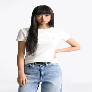 여성 스트레치 저지 티셔츠 T32F1TTO05TWT2