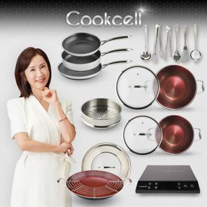 [6월단한번] 쿡셀 블랙큐브 세라믹 IH 후라이팬 세트