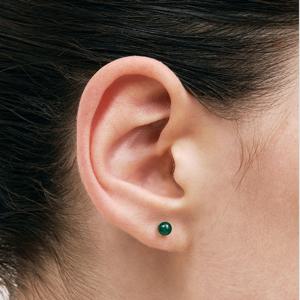 [~6/22 원석팔찌][강민아 착용][sv925] green onyx earring